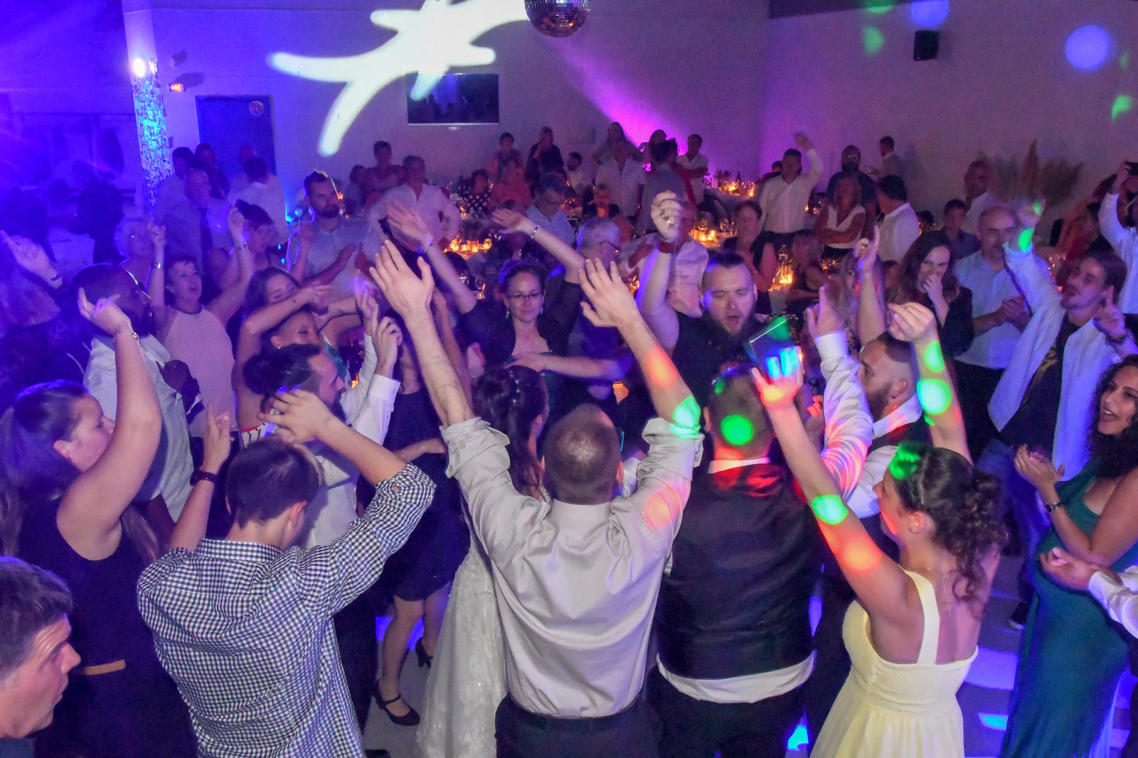 photo mariage soirée